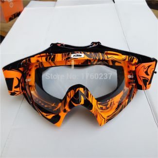 Очки кроссовые   KTM   (оранжевые, стекло хамелеон)