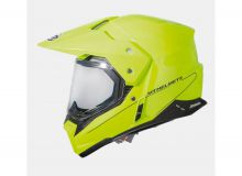 Шлем эндуро со стеклом и очками MT SYNCHRONY DUO SPORT gloss fluor yellow