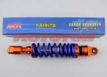 Амортизатор   GY6, DIO, TACT   270mm, тюнинговый   NDT   (оранжево-синий)