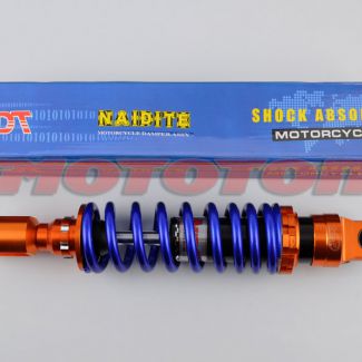 Амортизатор   GY6, DIO, TACT   270mm, тюнинговый   NDT   (оранжево-синий)