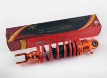 Амортизатор   GY6, DIO, TACT   270mm, тюнинговый, с подкачкой   NDT   (оранжево-красный)
