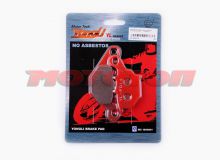 Колодки тормозные (диск)   Suzuki AD110   YONGLI   (красные)