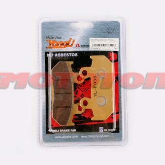 Колодки тормозные (диск)   Honda CBR250F/500F   YONGLI   (красные)