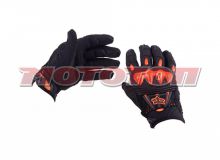 Перчатки   FOX   BOMBER   (mod:055, size:M, черно-оранживые)