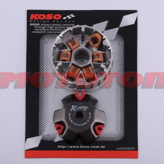 вариатор передний (тюнинг)   Honda DIO AF27   (медно-граф. втулка, ролики латунь)   KOSO