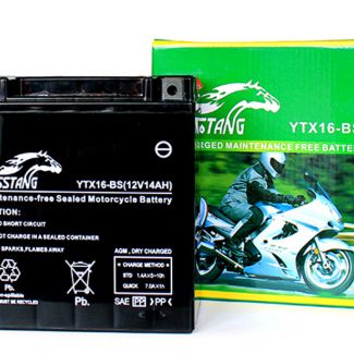 Аккумулятор Mustang YTX16-BS (кислотный)                                       